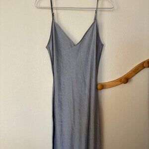 Aritzia Only slip dress Gunmetal